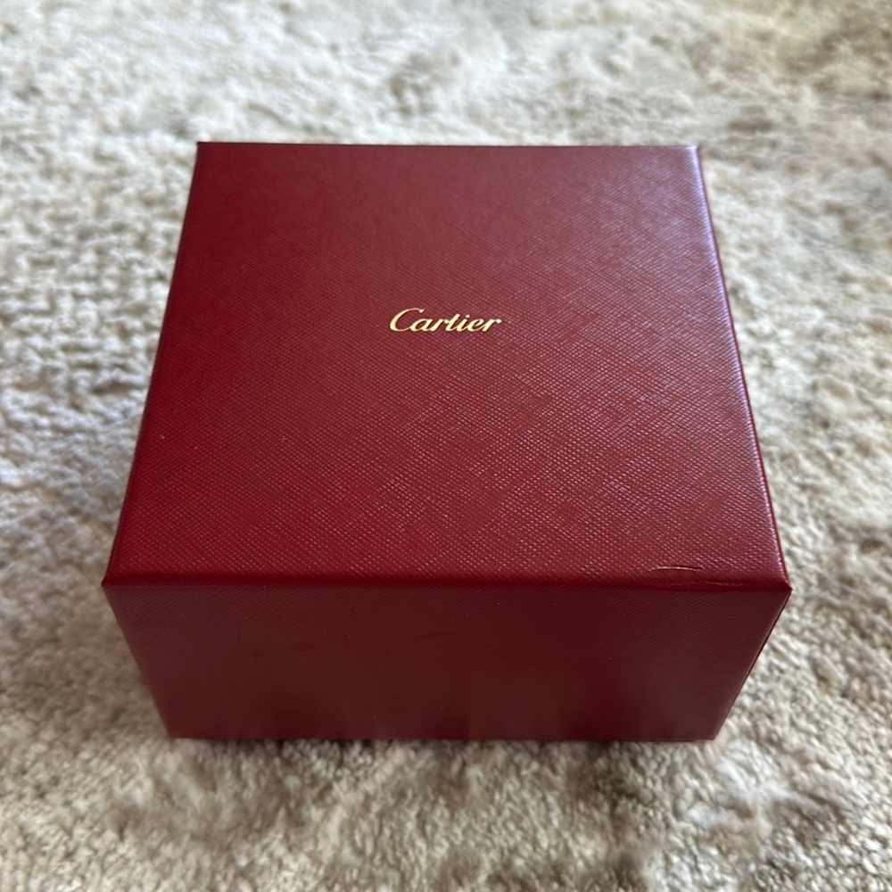 Authentic Cartier box for Cartier bracelet along with cardboard cover